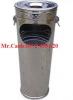 Thùng rác inox gạt tàn Việt Nam A14
